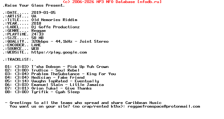 VA-Old_Memories_Riddim-WEB-2018