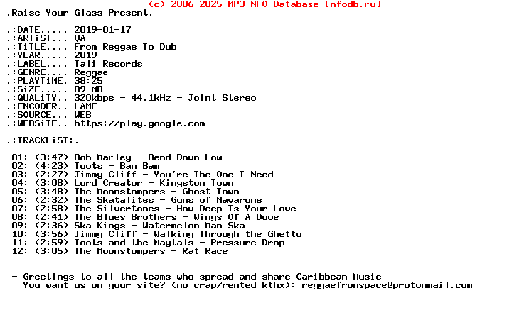 VA-From_Reggae_To_Dub-WEB-2019