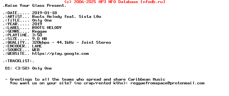 Roots_Melody_Feat_Sista_Leo-Only_One-Single-WEB-2019