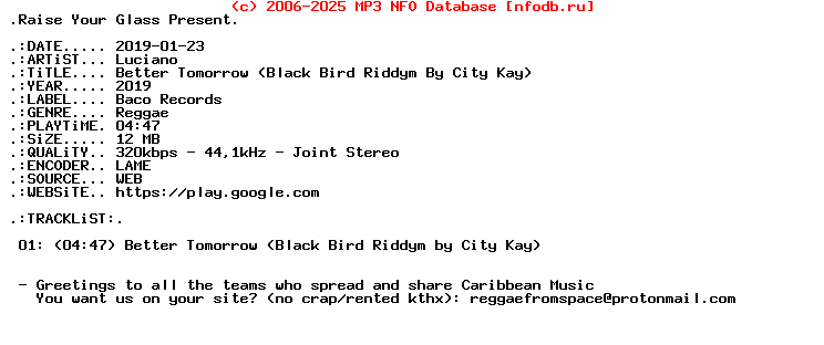 Luciano-Better_Tomorrow_(BLACK_BIRD_RIDDYM_BY_CITY_KAY)-Single-WEB-2019