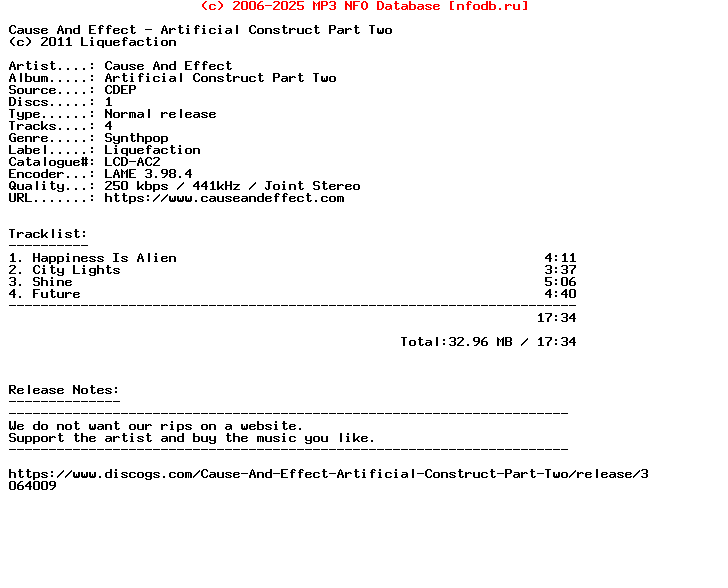 Cause_And_Effect-Artificial_Construct_Part_Two-CDEP-2011