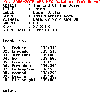 The_End_Of_The_Ocean-Aire-2019
