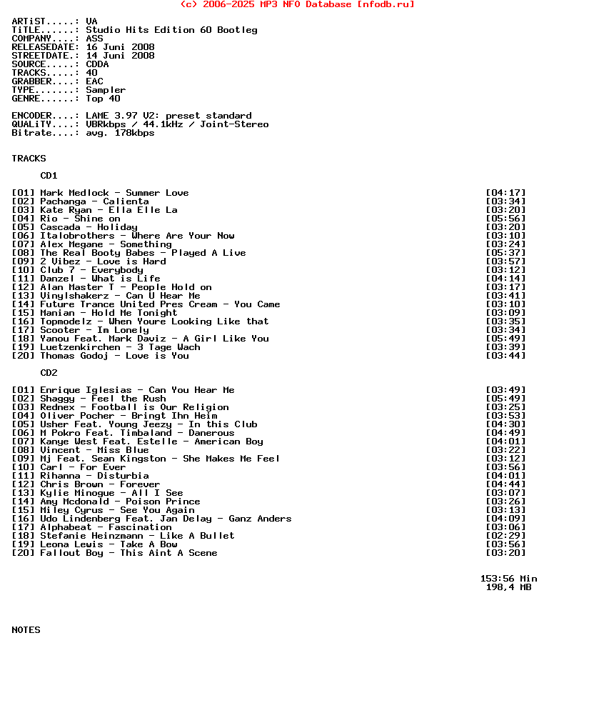VA_-_Studio_Hits_Edition_60-2CD-Bootleg-2008