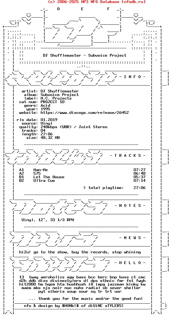Dj_Shufflemaster-Subvoice_Project-(PROJECT10)-Vinyl-1995