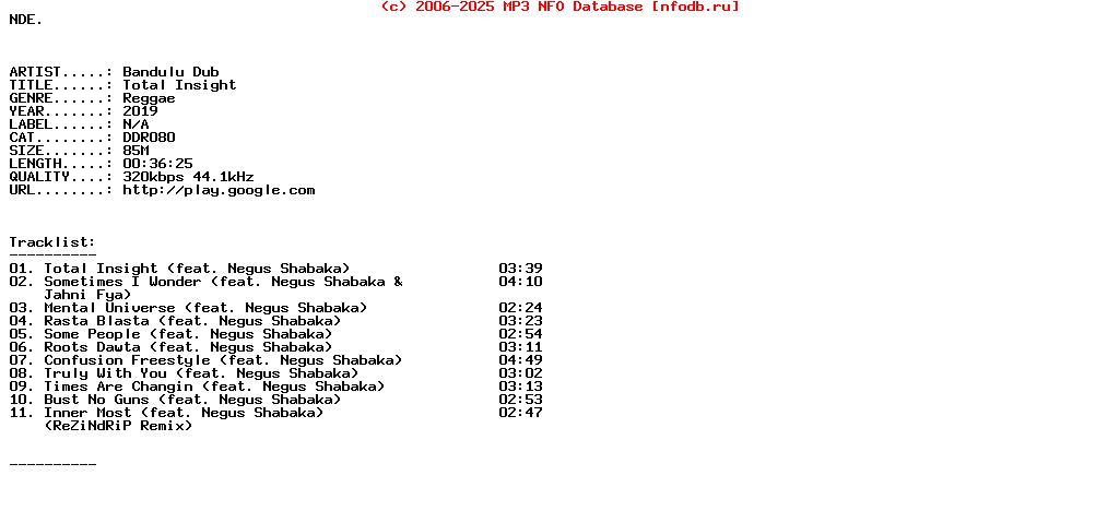 Bandulu_Dub-Total_Insight-(DDR080)-WEB-2019
