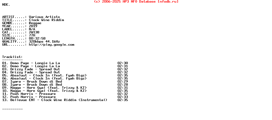 VA-Clock_Wine_Riddim-(JW138)-WEB-2019