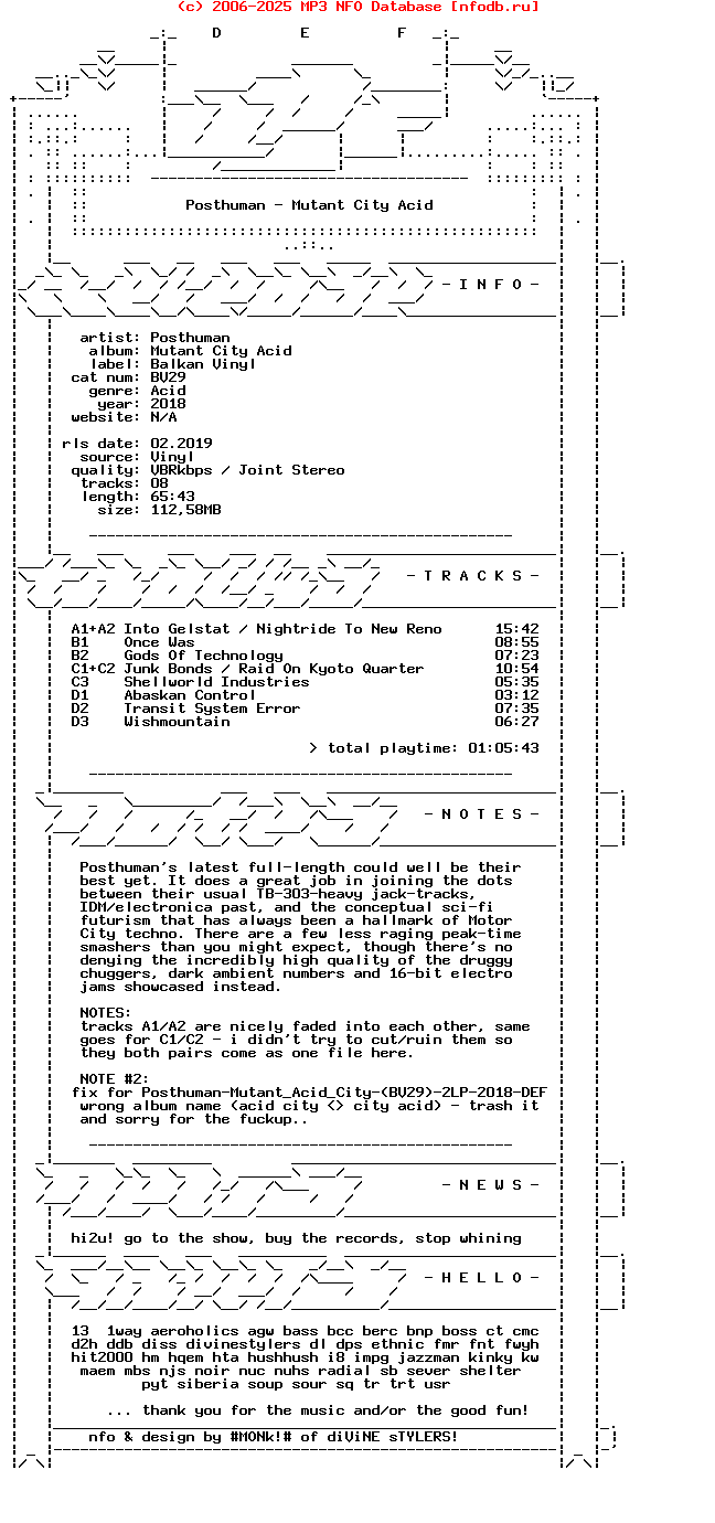 Posthuman-Mutant_City_Acid-(BV29)-2Lp-2018