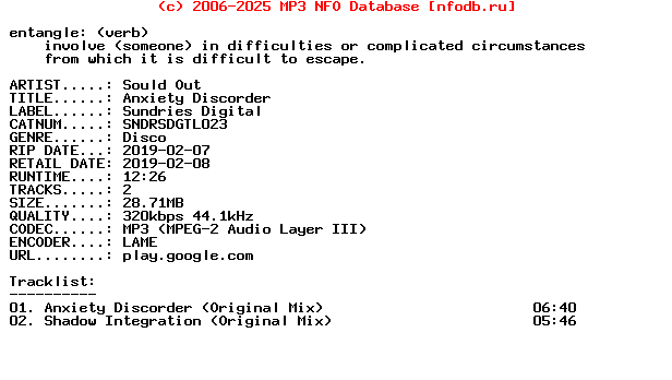 Sould_Out-Anxiety_Discorder-(SNDRSDGTL023)-WEB-2019