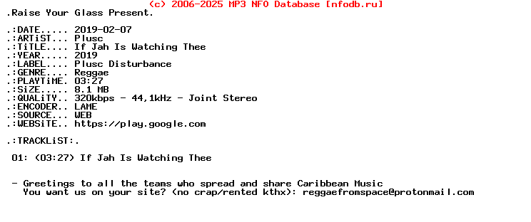 Plusc-If_Jah_Is_Watching_Thee-Single-WEB-2019