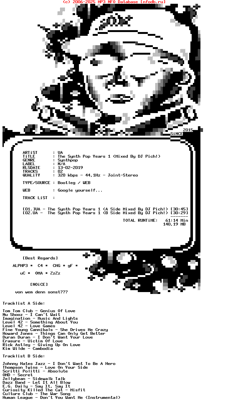 VA-The_Synth_Pop_Years_1_(MIXED_BY_DJ_PICH)-Bootleg-WEB-2019