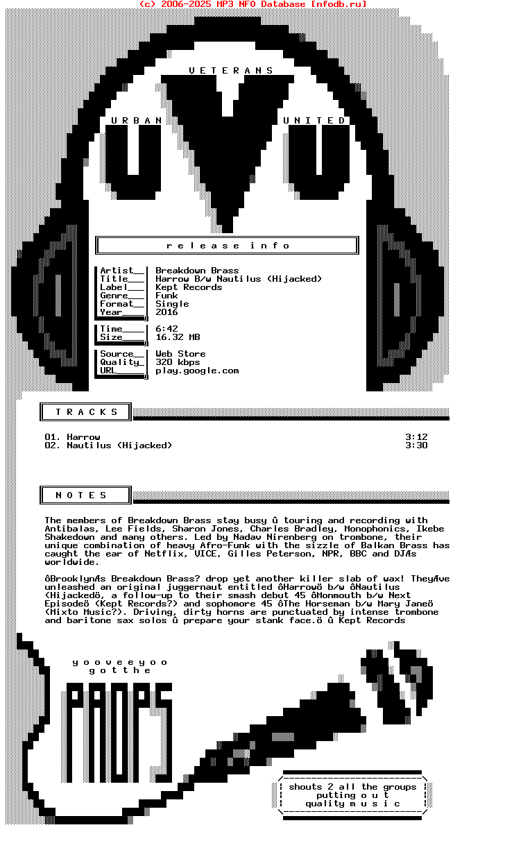 Breakdown_Brass-Harrow_Bw_Nautilus_(HIJACKED)-Single-WEB-2016-Uvu