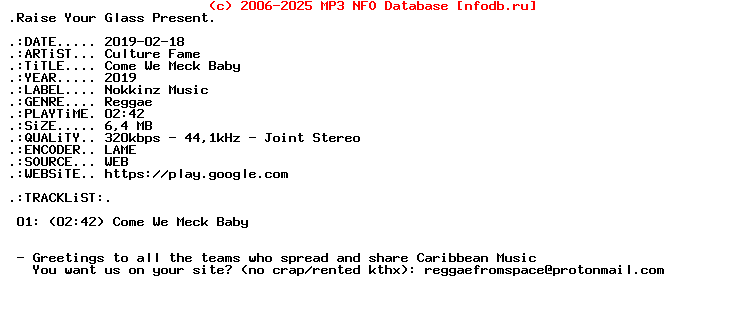 Culture_Fame-Come_We_Meck_Baby-Single-WEB-2019