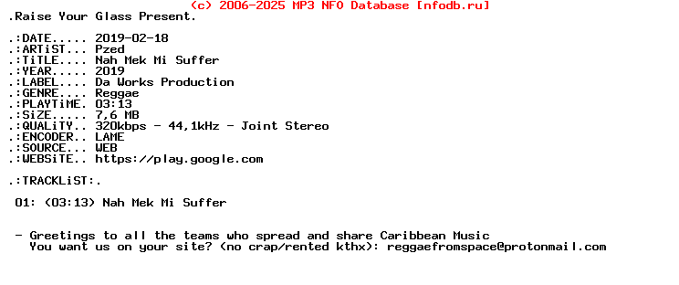 Pzed-Nah_Mek_Mi_Suffer-Single-WEB-2019