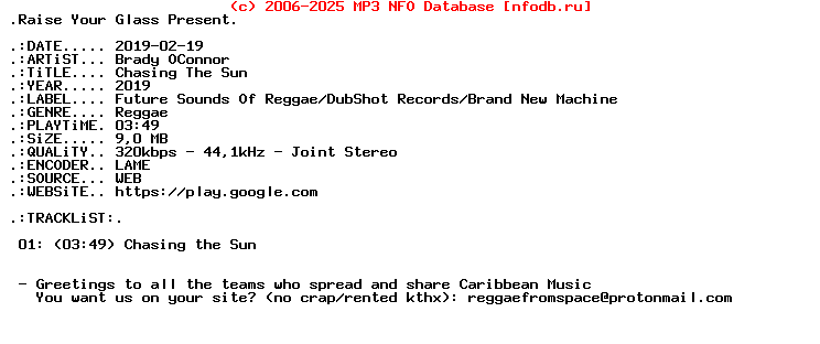 Brady_Oconnor-Chasing_The_Sun-Single-WEB-2019