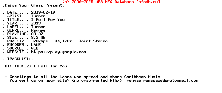 Turner-I_Fell_For_You-Single-WEB-2019