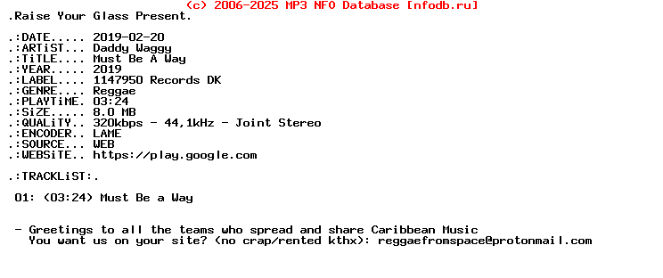 Daddy_Waggy-Must_Be_A_Way-Single-WEB-2019