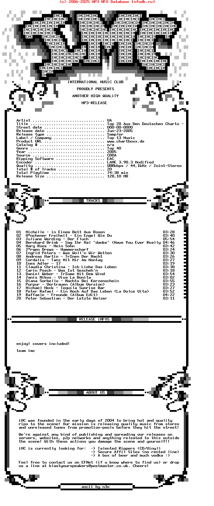 VA_-_Top_20_Aus_Den_Deutschen_Charts_-_Sommer_Extra-2005-iMC