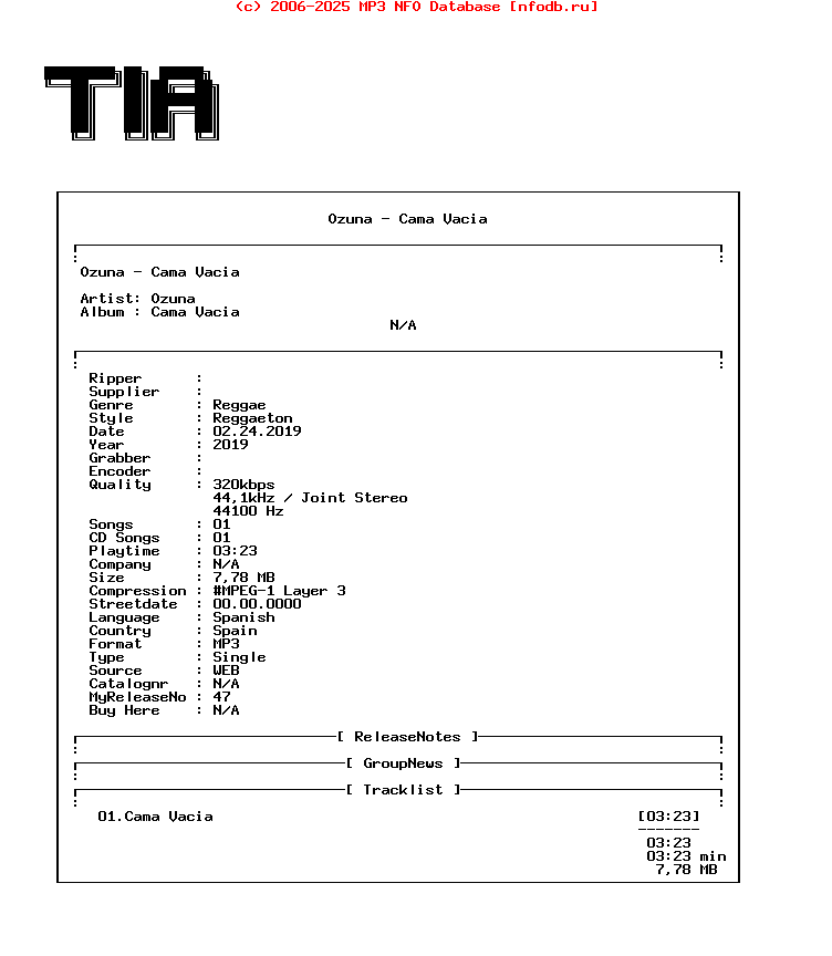 Ozuna-Cama_Vacia-Single-WEB-ES-2019-Tia