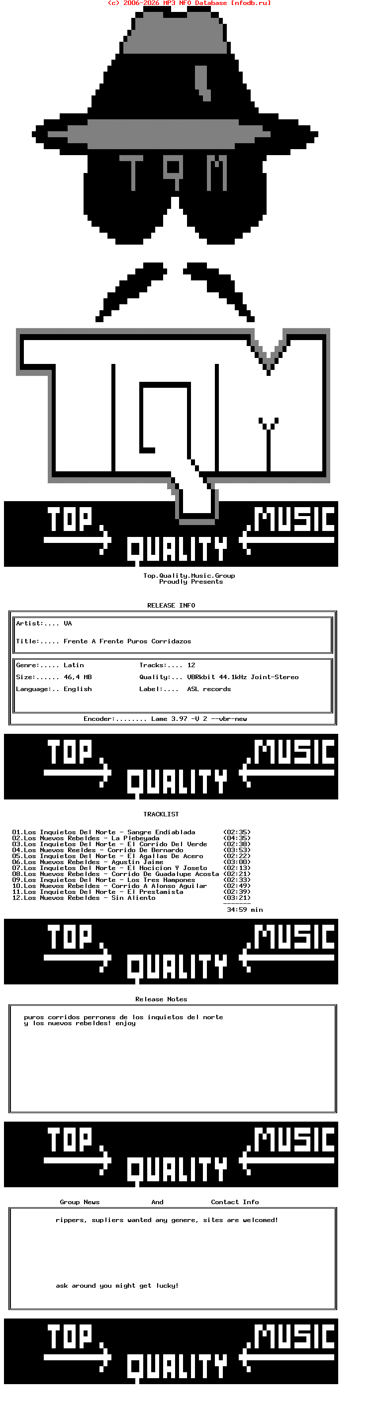 VA-Frente_A_Frente_Puros_Corridazos-ES-2008