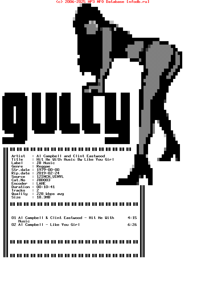 Al_Campbell_And_Clint_Eastwood-Hit_Me_With_Music_Bw_Like_You_Girl-(JBD003)-12Inch_Vinyl-1979