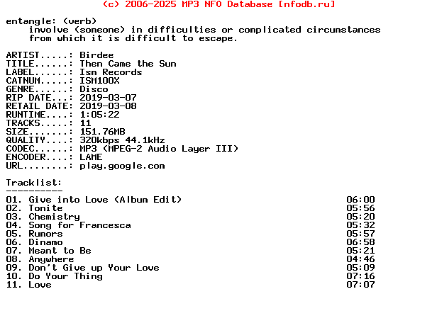 Birdee-Then_Came_The_Sun-(ISM100X)-WEB-2019