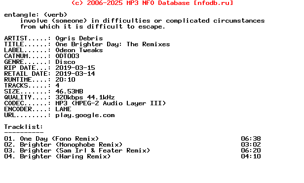 Ogris_Debris-One_Brighter_Day_The_Remixes-(ODT003)-WEB-2019
