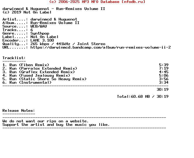 Darwinmcd_And_Huguenot-Run-Remixes_Volume_Ii-WEB-2019