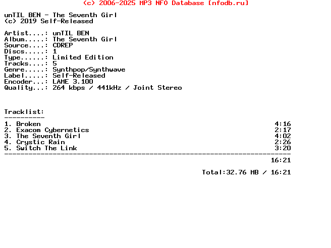 Until_Ben-The_Seventh_Girl-Limited_Edition-Cdrep-2019