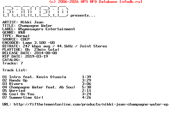 Nikki_Jean-Champagne_Water-CDEP-2014