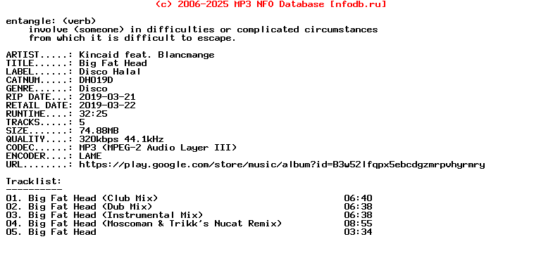 Kincaid_Feat_Blancmange-Big_Fat_Head-(DH019D)-WEB-2019