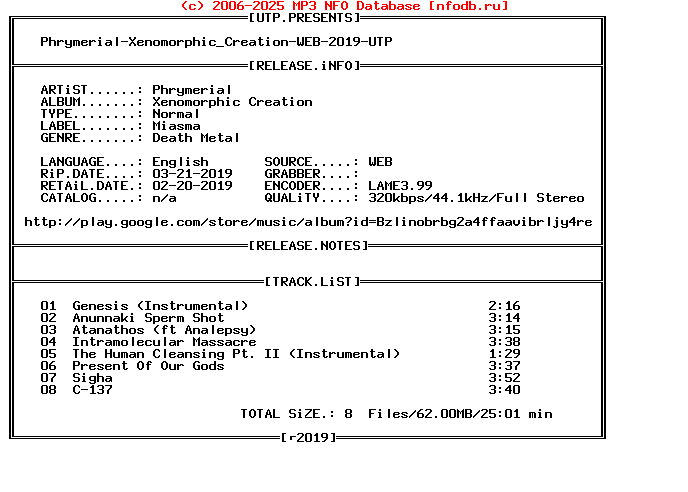 Phrymerial-Xenomorphic_Creation-WEB-2019-UTP