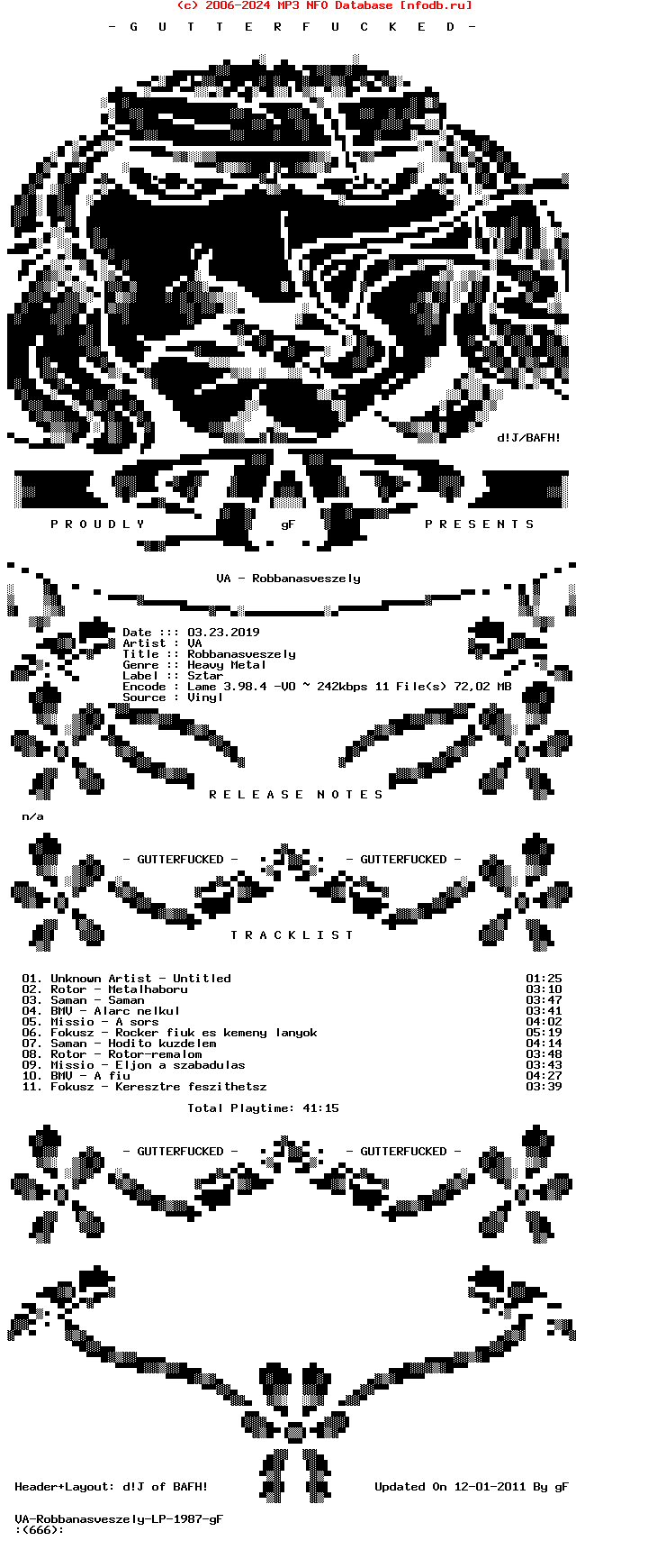 VA-Robbanasveszely-Lp-1987