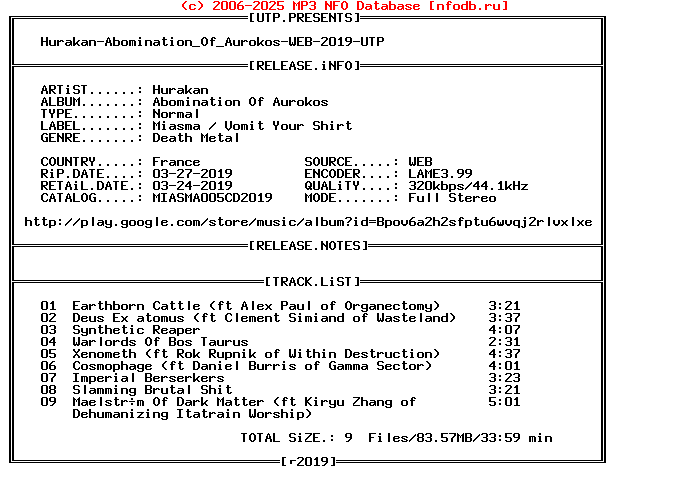 Hurakan-Abomination_Of_Aurokos-WEB-2019-UTP