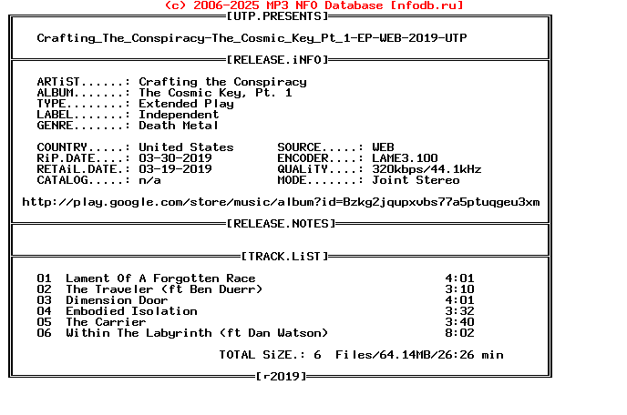 Crafting_The_Conspiracy-The_Cosmic_Key_Pt_1-EP-WEB-2019-UTP