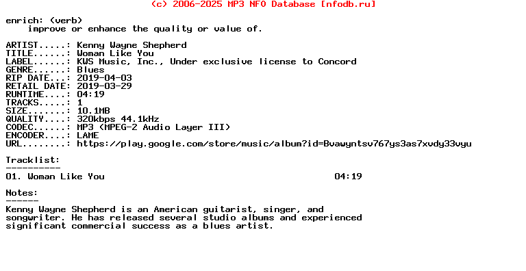 Kenny_Wayne_Shepherd-Woman_Like_You-Single-WEB-2019