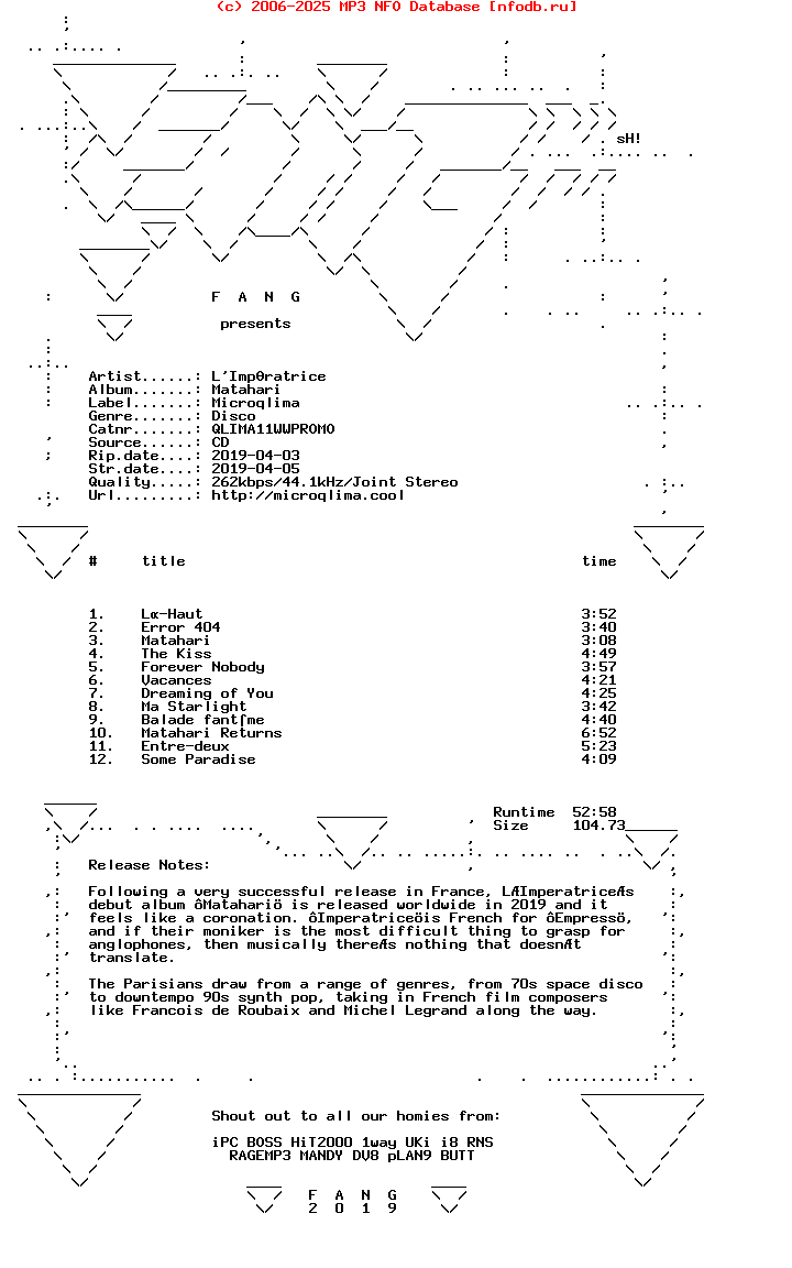 Limperatrice-Matahari-(QLIMA11WWPROMO)-Promo-CD-2019