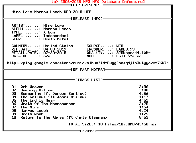 Mire_Lore-Marrow_Leech-WEB-2018-UTP