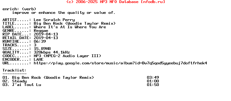 Lee_Scratch_Perry-Big_Ben_Rock_(WOODIE_TAYLOR_REMIX)-WEB-2019