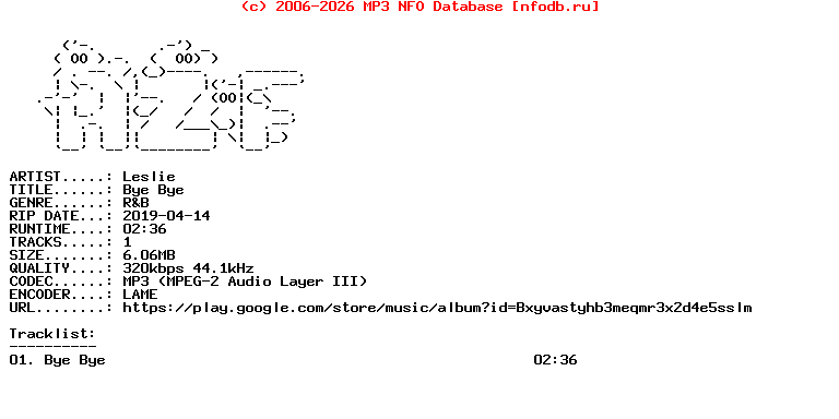 Leslie-Bye_Bye-Single-WEB-FR-2018