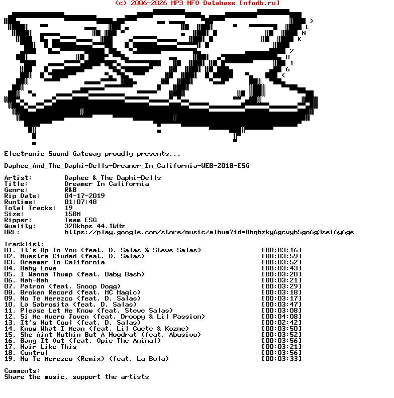 Daphee_And_The_Daphi-Dells-Dreamer_In_California-WEB-2018