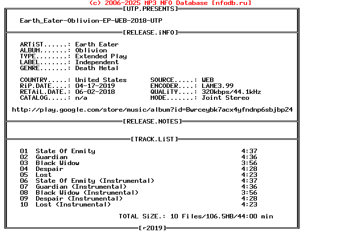 Earth_Eater-Oblivion-EP-WEB-2018-UTP