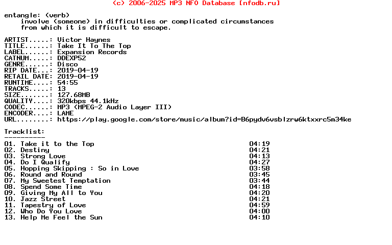 Victor_Haynes-Take_It_To_The_Top-(DDEXP52)-WEB-2019