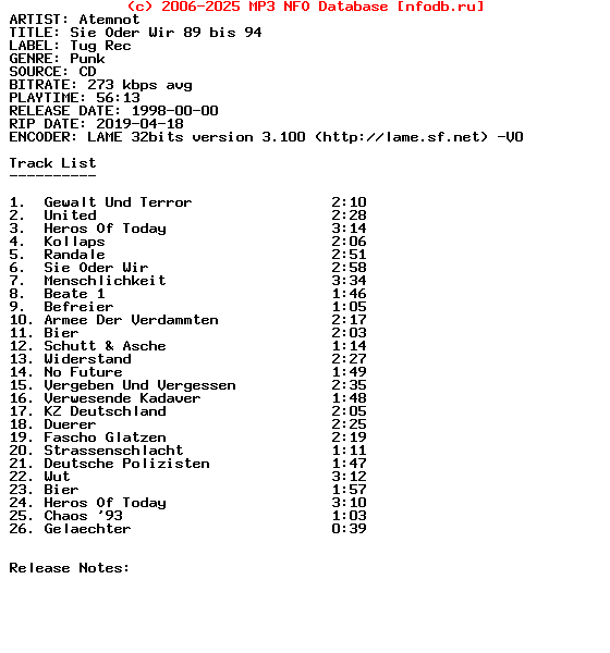 Atemnot-Sie_Oder_Wir_89_Bis_94-DE-1998