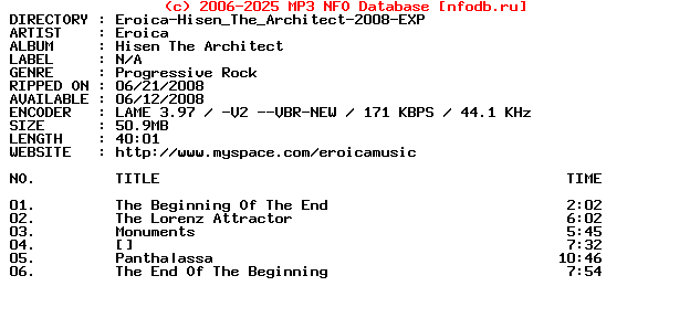Eroica-Hisen_The_Architect-2008-EXP