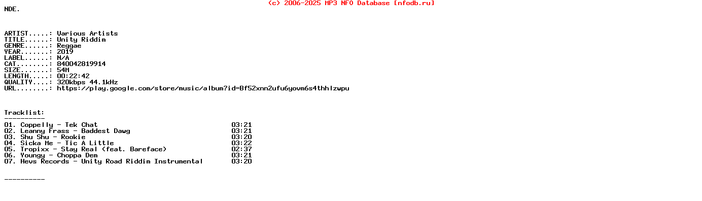 VA-Unity_Riddim-(840042819914)-WEB-2019