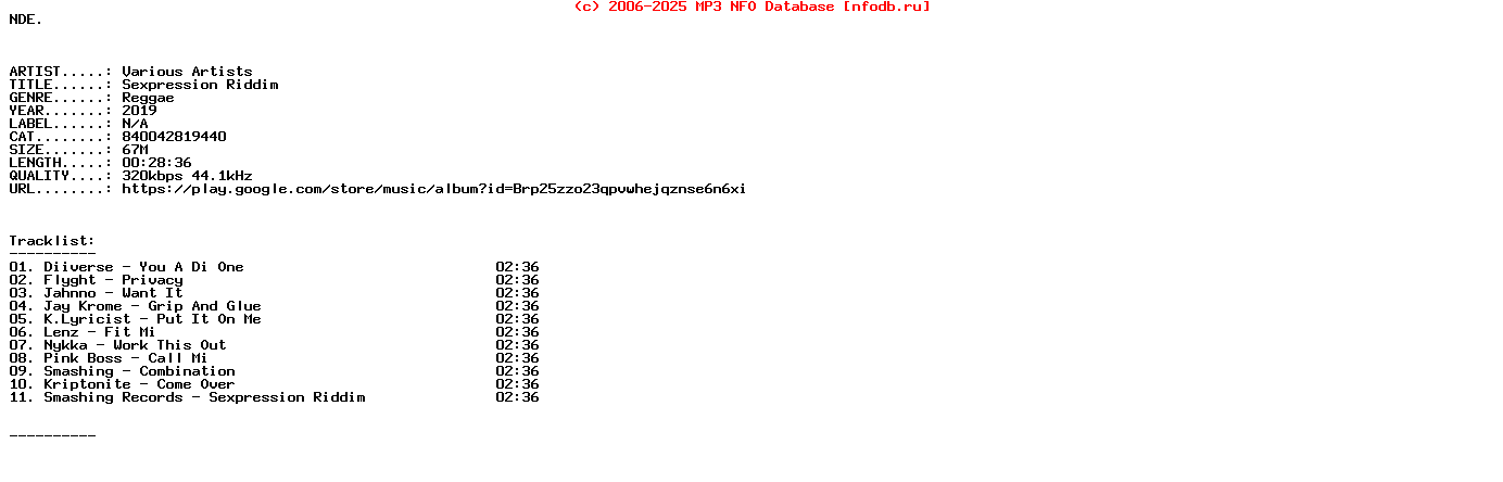 VA-Sexpression_Riddim-(840042819440)-WEB-2019