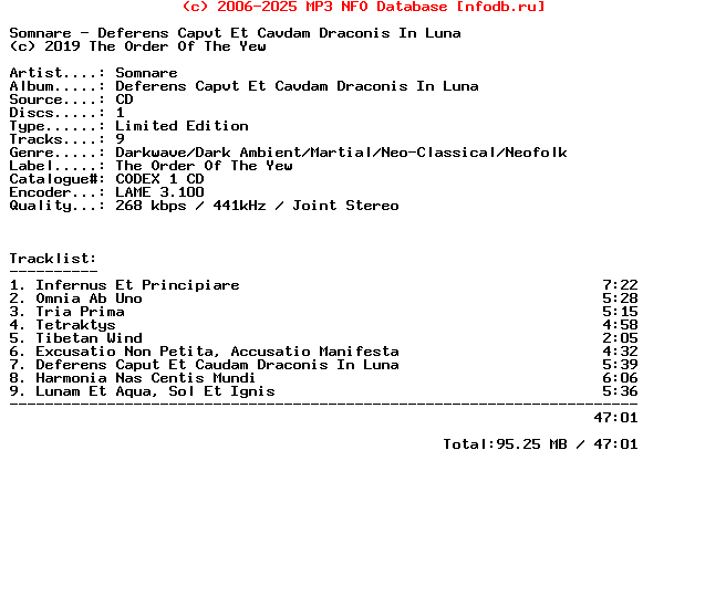 Somnare-Deferens_Capvt_Et_Cavdam_Draconis_In_Luna-Limited_Edition-CD-2019