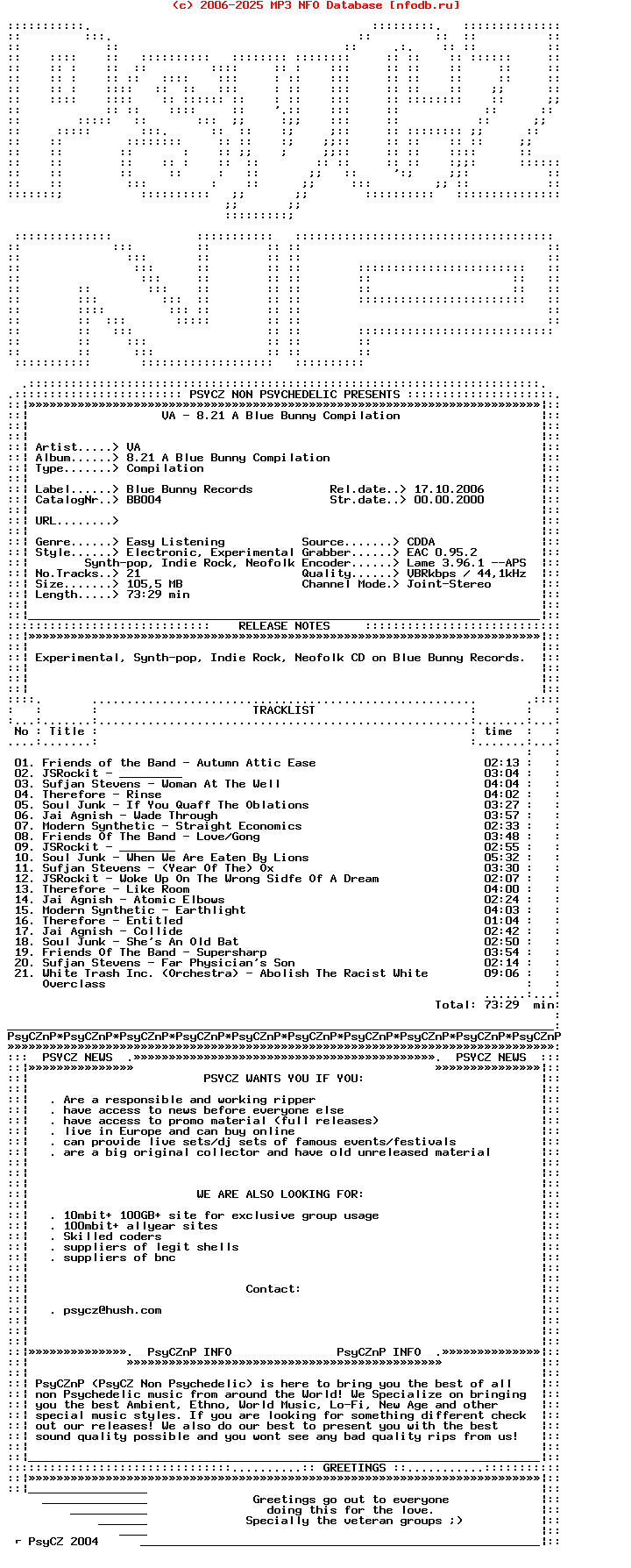 VA_-_8.21_A_Blue_Bunny_Compilation_(BB004)-2000-PsyCZnP