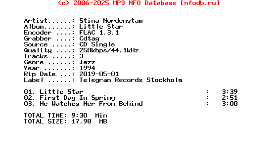 Stina_Nordenstam-Little_Star-CDS-1994