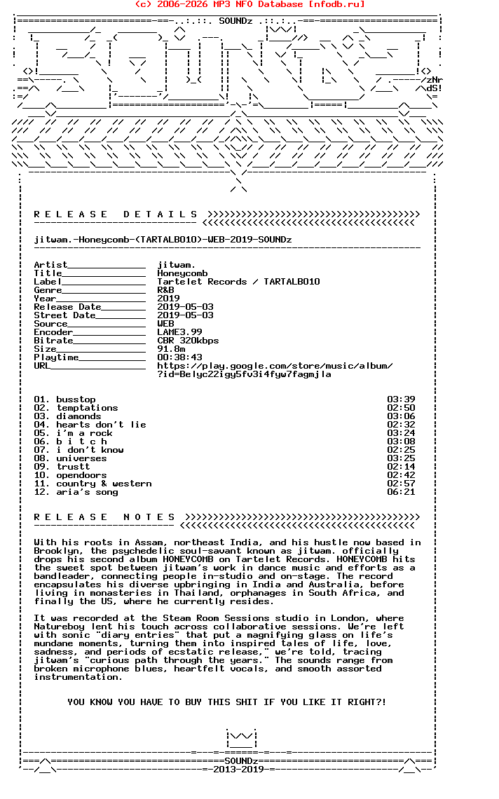 Jitwam.-Honeycomb-(TARTALB010)-WEB-2019-Snz